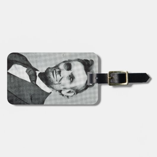Portret van Abe Lincoln 1 Bagagelabel (Voorkant horizontaal)