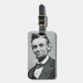 Portret van Abe Lincoln 1 Bagagelabel (Voorkant verticaal)