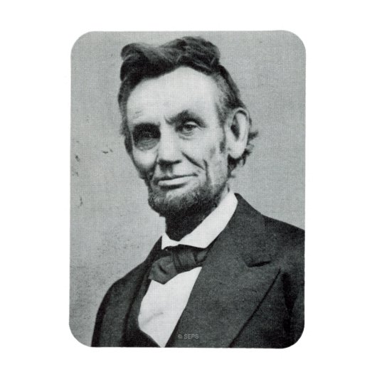 Portret van Abe Lincoln 1 Magneet (Verticaal)