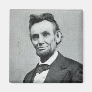 Portret van Abe Lincoln 1 Magneet
