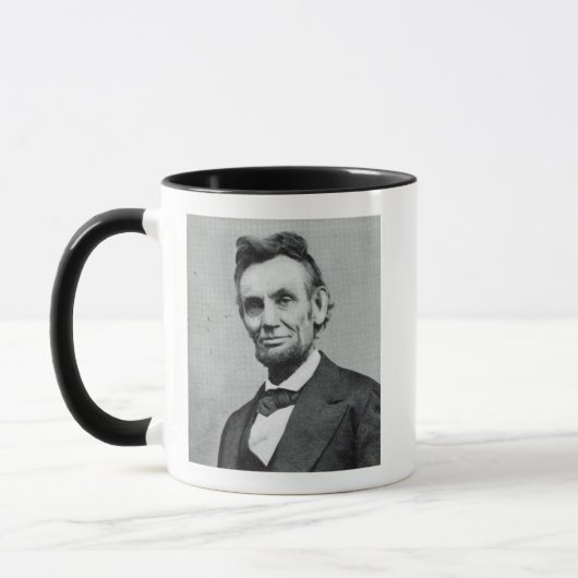 Portret van Abe Lincoln 1 Mok (Links)