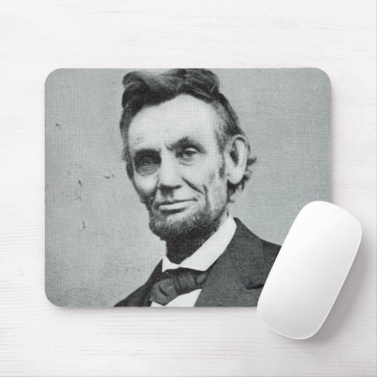 Portret van Abe Lincoln 1 Muismat (Met muis)
