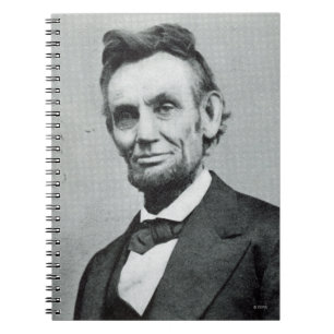 Portret van Abe Lincoln 1 Notitieboek