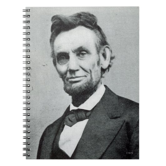 Portret van Abe Lincoln 1 Notitieboek (Voorkant)