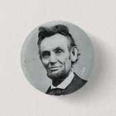 Portret van Abe Lincoln 1 Ronde Button 3,2 Cm (Voorkant)