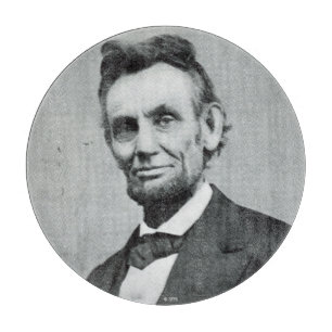 Portret van Abe Lincoln 1 Snijplank
