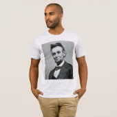 Portret van Abe Lincoln 1 T-shirt (Voorkant volledig)