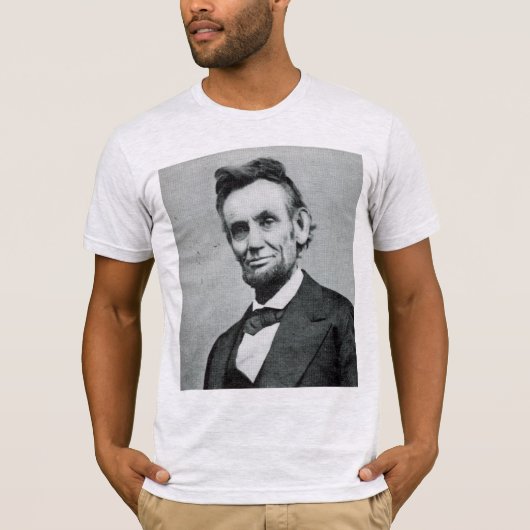 Portret van Abe Lincoln 1 T-shirt (Voorkant)