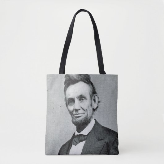 Portret van Abe Lincoln 1 Tote Bag (Voorkant)