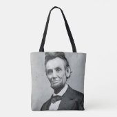 Portret van Abe Lincoln 1 Tote Bag (Achterkant)