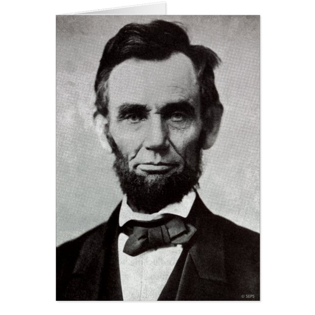 Portret van Abe Lincoln 2 (Voorkant)