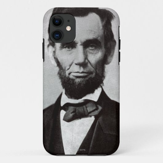Portret van Abe Lincoln 2 Case-Mate iPhone Case (Achterkant)