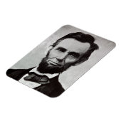 Portret van Abe Lincoln 2 Magneet (Linkerzijde)
