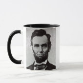 Portret van Abe Lincoln 2 Mok (Links)