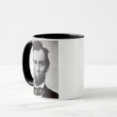 Portret van Abe Lincoln 2 Mok (Voorkant links)