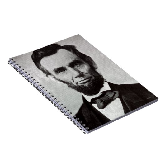 Portret van Abe Lincoln 2 Notitieboek (Rechterzijde)
