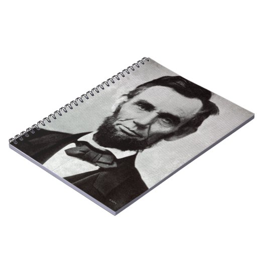 Portret van Abe Lincoln 2 Notitieboek (Linkerzijde)