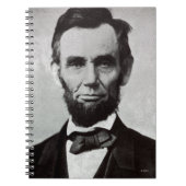 Portret van Abe Lincoln 2 Notitieboek (Voorkant)