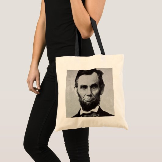 Portret van Abe Lincoln 2 Tote Bag (Voorkant (product))