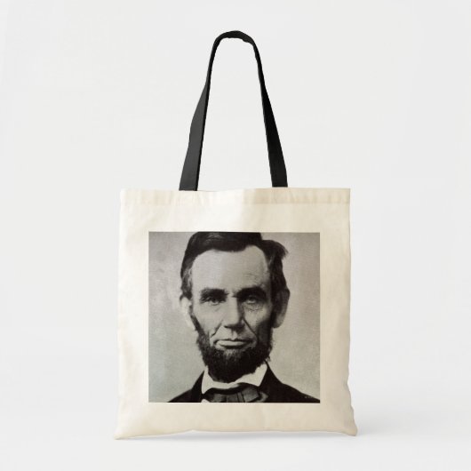 Portret van Abe Lincoln 2 Tote Bag (Voorkant)