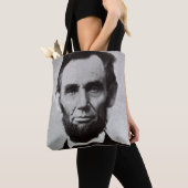 Portret van Abe Lincoln 2 Tote Bag (Dichtbij)