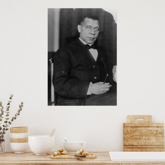 Portret van Abolitionist Booker T. Washington Poster (Keuken)