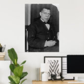 Portret van Abolitionist Booker T. Washington Poster (Thuiskantoor)