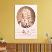 Portret van Abraham Duquesne Canvas Afdruk (Insitu (Woonkamer))