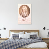 Portret van Abraham Duquesne Canvas Afdruk (Insitu (Slaapkamer))