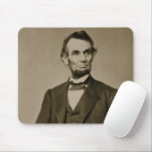 Portret van Abraham Lincoln (1809-65) (foto) Muismat (Met muis)