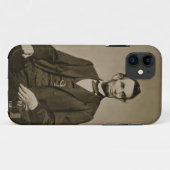 Portret van Abraham Lincoln (1809-65) (zwart-wit f Case-Mate iPhone Case (Achterkant (horizontaal))