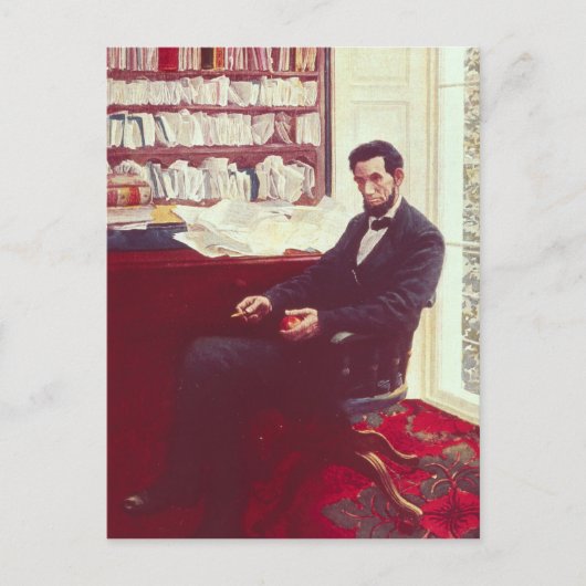 Portret van Abraham Lincoln Briefkaart (Voorkant)