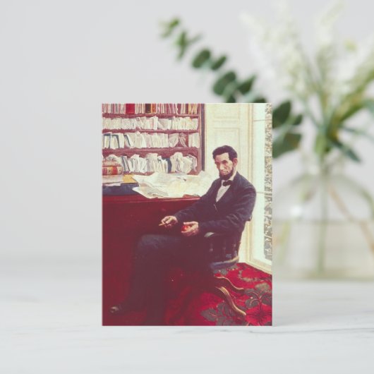 Portret van Abraham Lincoln Briefkaart (Staand voorkant)