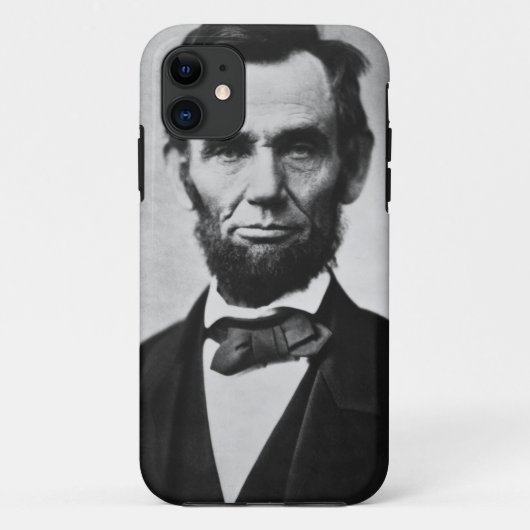 Portret van Abraham Lincoln Case-Mate iPhone Case (Achterkant)