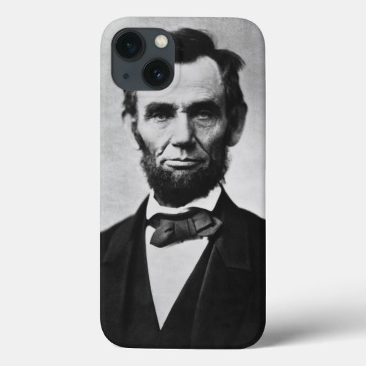 Portret van Abraham Lincoln Case-Mate iPhone Case (Achterkant)