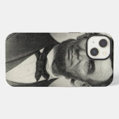 portret van Abraham Lincoln iPhone Hoesje (Achterkant horizontaal)
