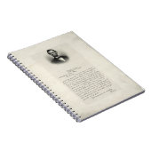 portret van Abraham Lincoln Notitieboek (Rechterzijde)