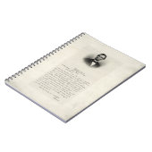 portret van Abraham Lincoln Notitieboek (Linkerzijde)