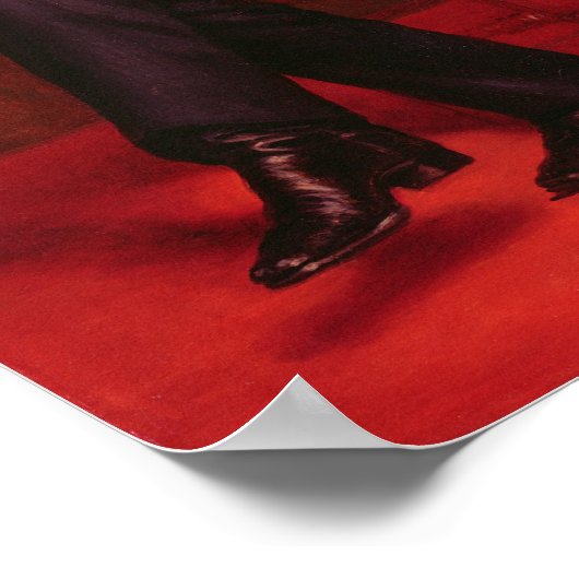 Portret van Abraham Lincoln Poster (Hoek)