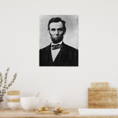 Portret van Abraham Lincoln Poster (Keuken)