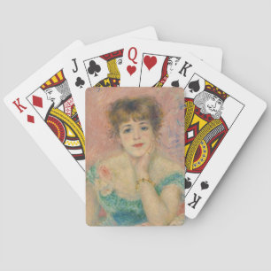 Portret van actrice Jeanne Samary, Auguste Renoir Pokerkaarten