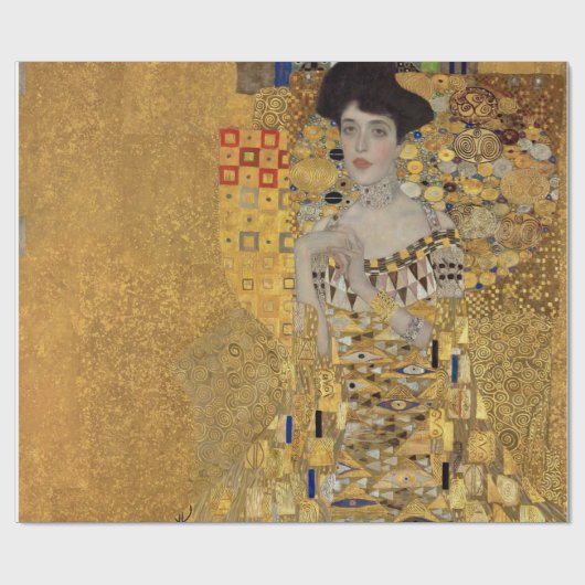 Portret van Adele art van  gustav Klimt Cadeaupapier (Vlak)
