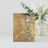 Portret van Adele Bloch-Bauer 1, Klimt Art Briefkaart (Staand voorkant)