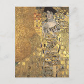 Portret van Adele Bloch-Bauer 1, Klimt Art Briefkaart (Voorkant)