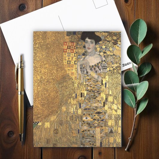 Portret van Adele Bloch-Bauer 1, Klimt Art Briefkaart