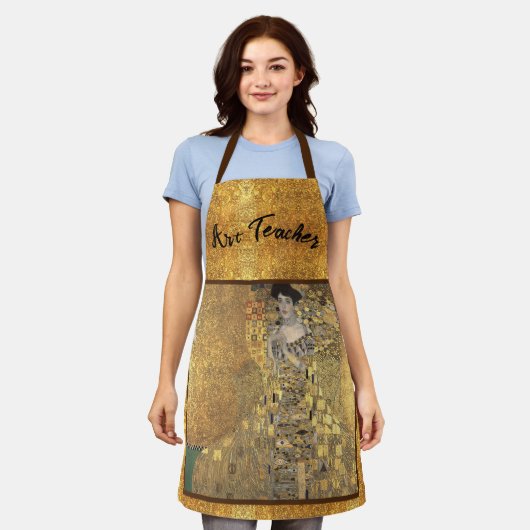 Portret van Adele Bloch-Bauer 1, Klimt Art Schort (Gedragen)