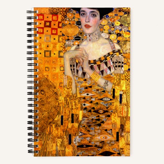 Portret van Adele Bloch-Bauer door Gustav Klimt Notitieboek (Voorkant)