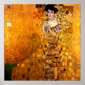 Portret van Adele Bloch-Bauer door Gustav Klimt Poster (Voorkant)