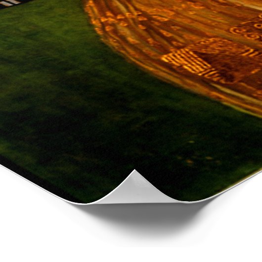 Portret van Adele Bloch-Bauer door Gustav Klimt Poster (Hoek)