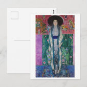 Portret van Adele Bloch Bauer, Gustav Klimt Briefkaart (Voorkant / Achterkant)